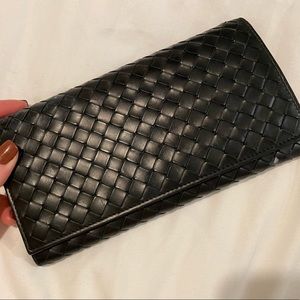 Bottega Veneta black wallet